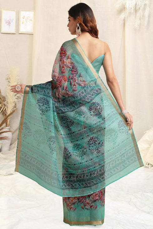 Vasthrlay Fashion Polyester Printed Black Ethnic Wear