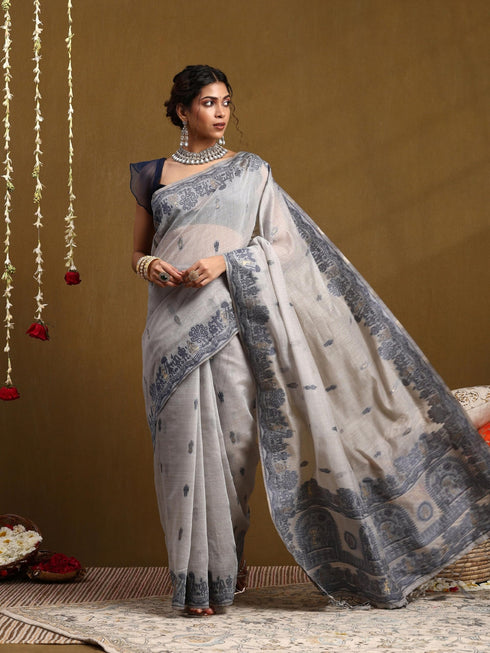 Vasthrlay Cotton Unstitched Saree