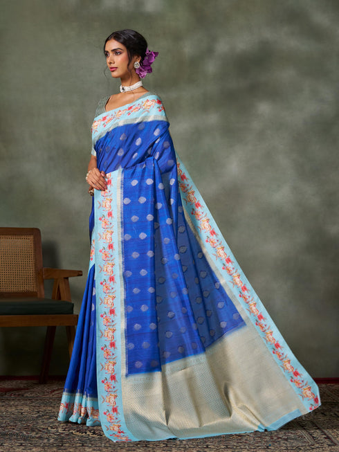Vasthrlay Banarasi Printed Saree