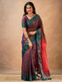 Vasthrlay Handloom Unstitched Grey Ethnic Wear