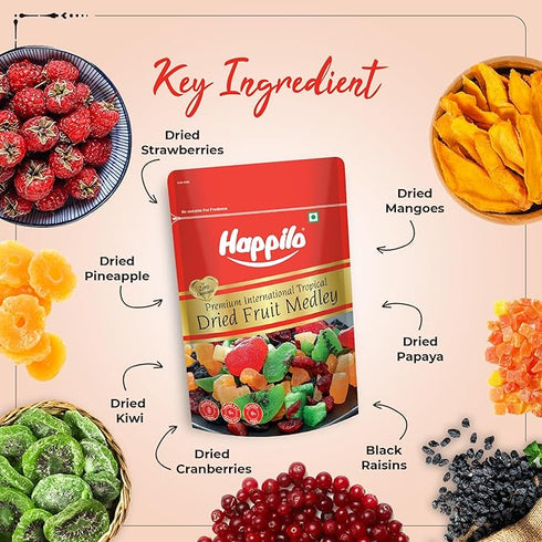 Happilo Premium International Dried Tropical Fruit Medley