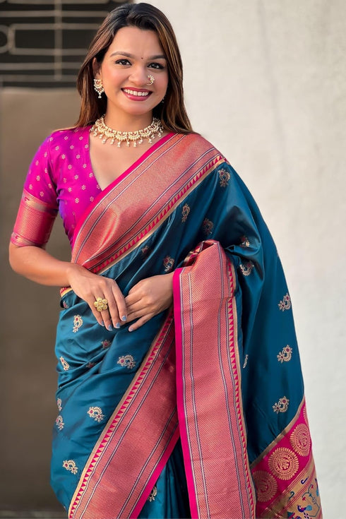 Vasthrlay Paithani Kanjivaram Sarees Ethnic Wear