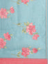 Vasthrlay Floral Unstitched Yellow Ethnic Wear