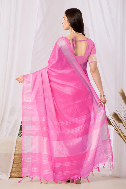 Vasthrlay Green Unstitched Saree