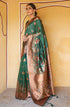 Vasthrlay Banarasi Floral Unstitched Saree