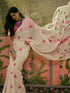 Vasthrlay Womens Printed Unstitched Beige Saree