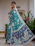 Vasthrlay Womens Printed Unstitched Beige Saree