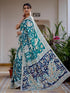 Vasthrlay Womens Printed Unstitched Beige Saree