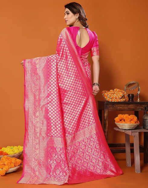 Vasthrlay Banarasi Kanjivaram Fashionable Az Ys Maliya Parent Ethnic Wear