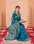 Vasthrlay Kanjivaram Jacquard Unstitched Mustard Saree