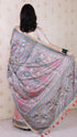 Vasthrlay Printed Unstitched Lavender Ethnic Wear