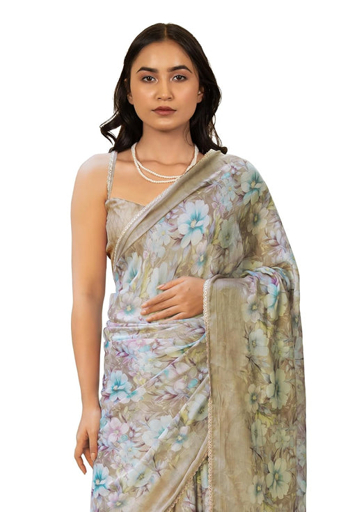 Vasthrlay Fashion Chiffon Printed Ethnic Wear