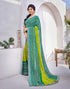 Vasthrlay Georgette Printed Jacquard Material Ethnic Wear