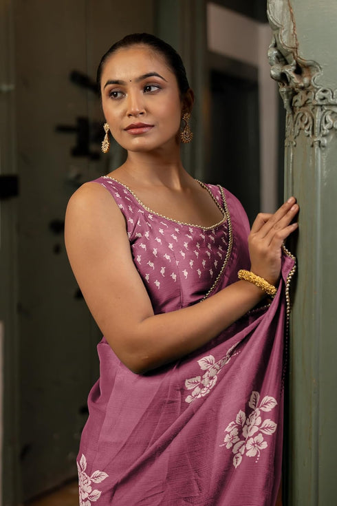 Vasthrlay Fashion Chiffon Printed Ethnic Wear
