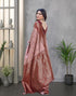 Vasthrlay Banarasi Kanjivaram Az Ys Kishori Maroon Ethnic Wear