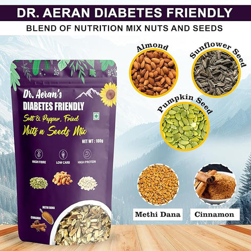 Dr. Aeran’s Diabetes Friendly Nuts & Seeds Mix 100g