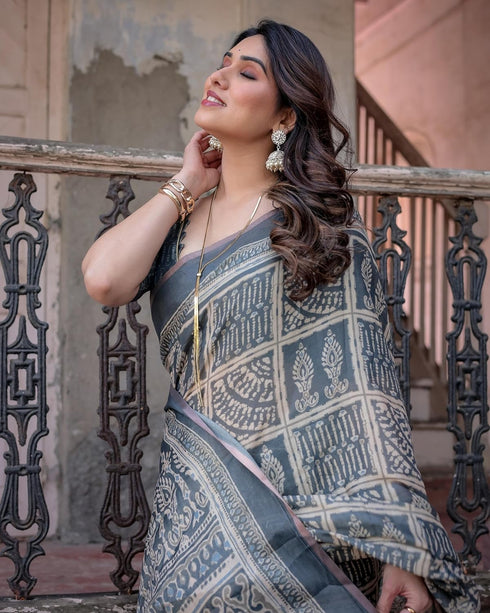 Vasthrlay Cotton Unstitched Blouse Ethnic Wear