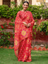 Vasthrlay Bandhani Printed Unstitched Peach Saree