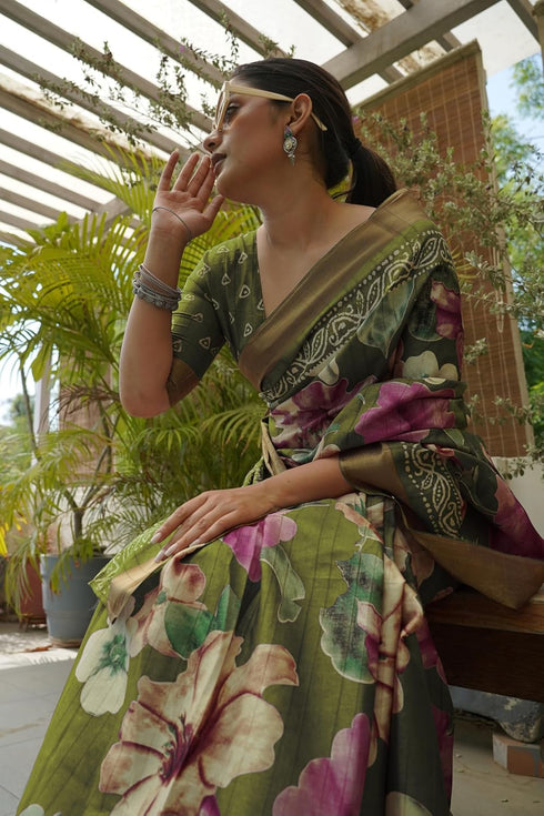 Vasthrlay Fashion Bandhani Printed Ethnic Wear