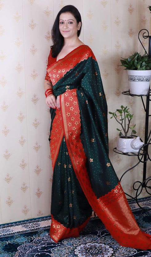 Vasthrlay Kanjivaram Unstitched Blouse Ethnic Wear