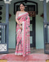 Vasthrlay Floral Printed Tassels Saree