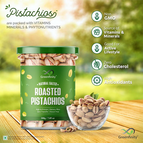 GreenFinity Fresh Whole Roasted Salted Pistachios
