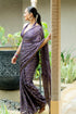 Vasthrlay Fashion Chiffon Chevron Printed Ethnic Wear
