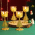 TIED RIBBONS Set of 4 Christmas Candle Holder