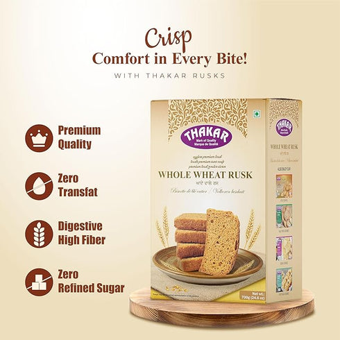 Thakar Whole Wheat Rusk