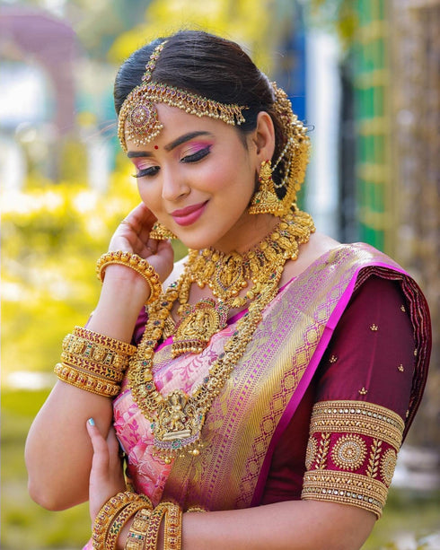 Vasthrlay Kanjivaram Designer Saree