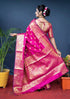 Vasthrlay Banarasi Unstitched Saree