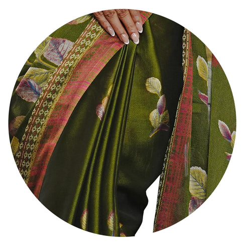 Vasthrlay Fashion Chiffon Printed Ethnic Wear