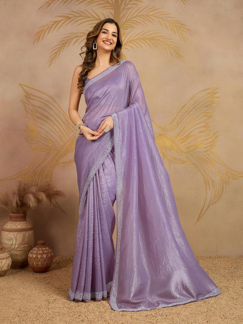 Vasthrlay Zarkan Unstitched Purple Ethnic Wear