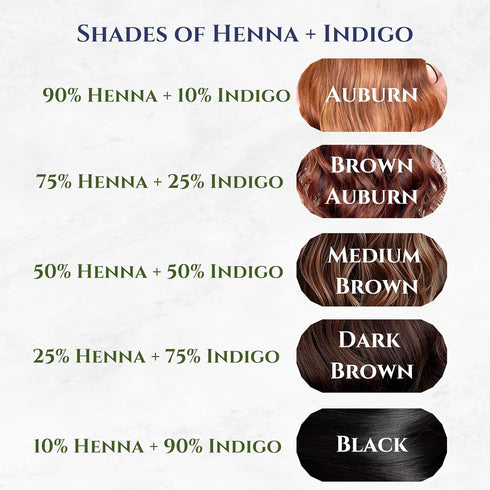 Ashpveda Natural Hairs Colour Henna & Indigo