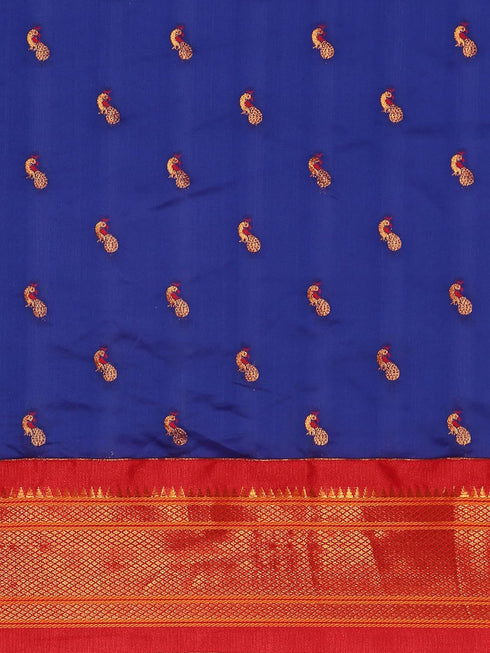 Vasthrlay Paithani Purple Saree