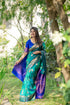 Vasthrlay Kanjivaram Unstitched Piece Blue