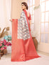 Vasthrlay Kanjivaram Unstitched Saree