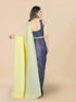 VasthrlayCrushed Pleated Unstitched Yellow Free Ethnic Wear