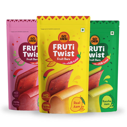 GO DESi Assorted Fruti Twist Fruit Bars