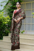 Vasthrlay Fashion Chiffon Georgette Beige Ethnic Wear