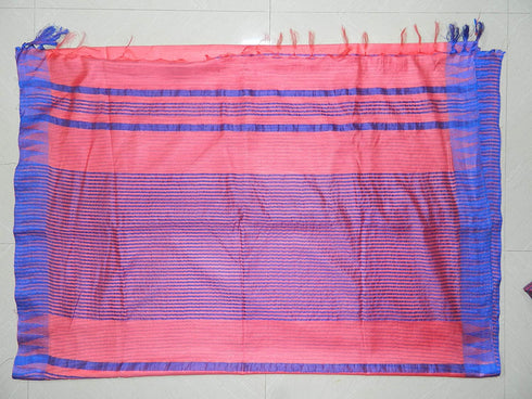 Vasthrlay Handloom Bhagalpuri Blouse Gajri Pink