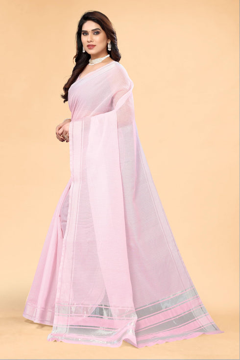Vasthrlay Gold Unstitched Saree