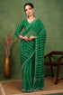 Vasthrlay Fashion Georgette Stripes Navy Ethnic Wear