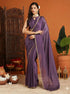 Vasthrlay Orange Decorative Unstitched Saree
