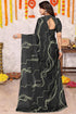 Vasthrlay Fashion Georgette Geometric Dusty Ethnic Wear