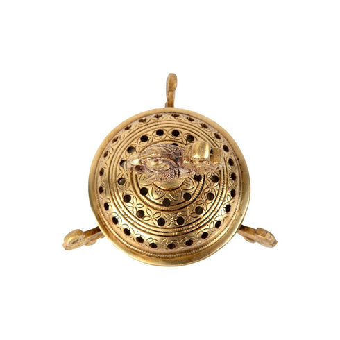 Brass Peacock Design Incense Burner 1200 Grams