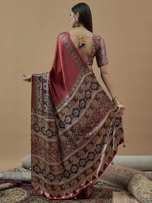 Vasthrlay Printed Unstitched Hs Ethnic Wear