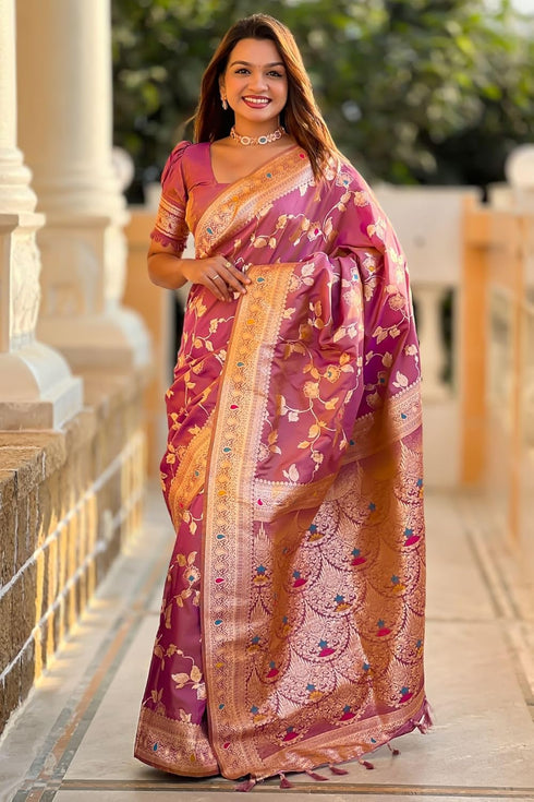Vasthrlay Kanjivaram Handloom Golden Ethnic Wear