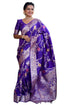 Vasthrlay Kanjivaram Blouse Purple Ethnic Wear