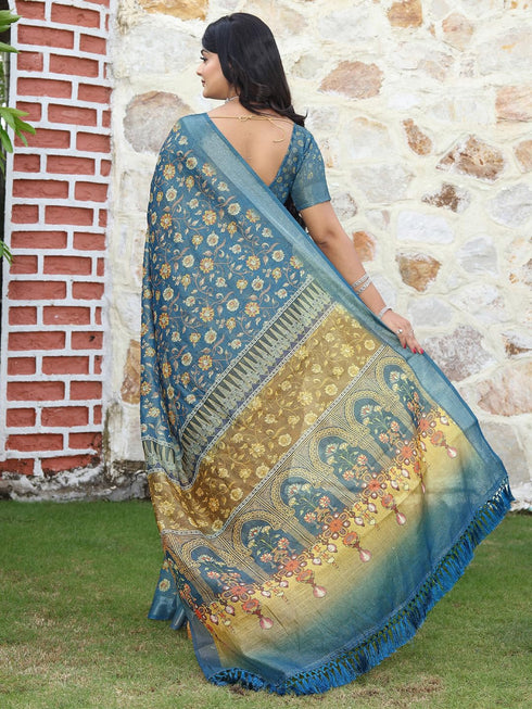 Vasthrlay Botanical Unstitched Sai Ethnic Wear
